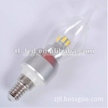 LED Candle Lamp 6W, LED Candle Bulb E14 E12 , Dimmable 105LM/W